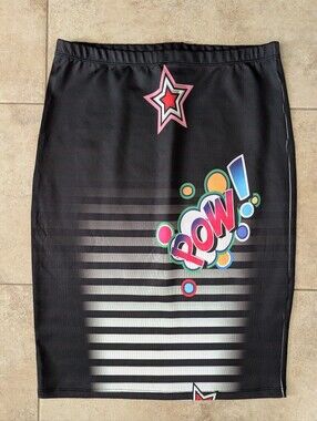 Fun cartoonesque pencil skirt